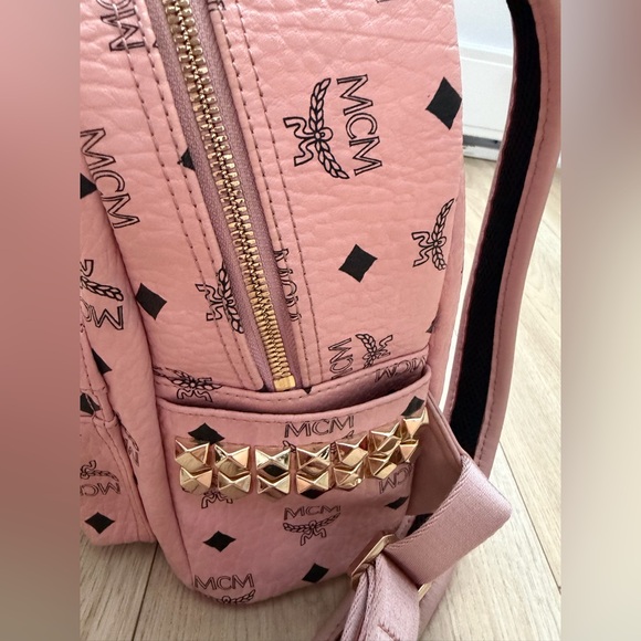 MCM mini Pink Backpack - Picture 4 of 8